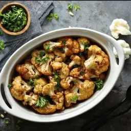 Fried Cauliflower with Clay Pot Tahini